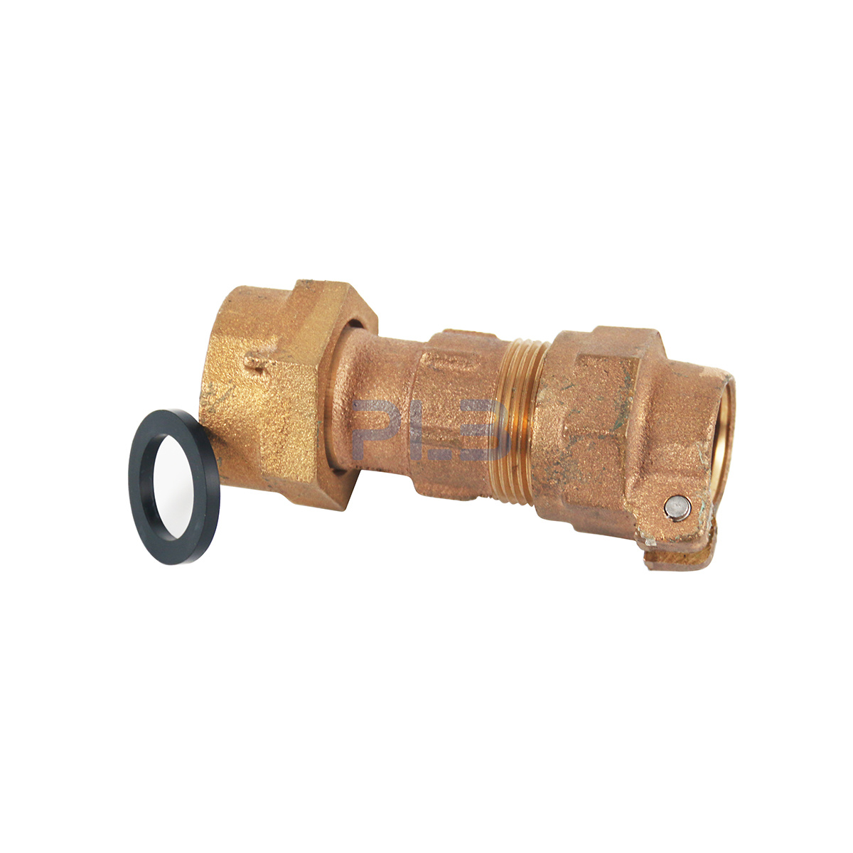 Raccord de pack de compteur d'eau en laiton ou en bronze sans plomb et sans filetage NPT