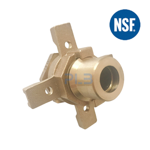 Connexion d'expansion verrouillable en bronze sans plomb approuvée NSF pour compteur d'eau 3/4''