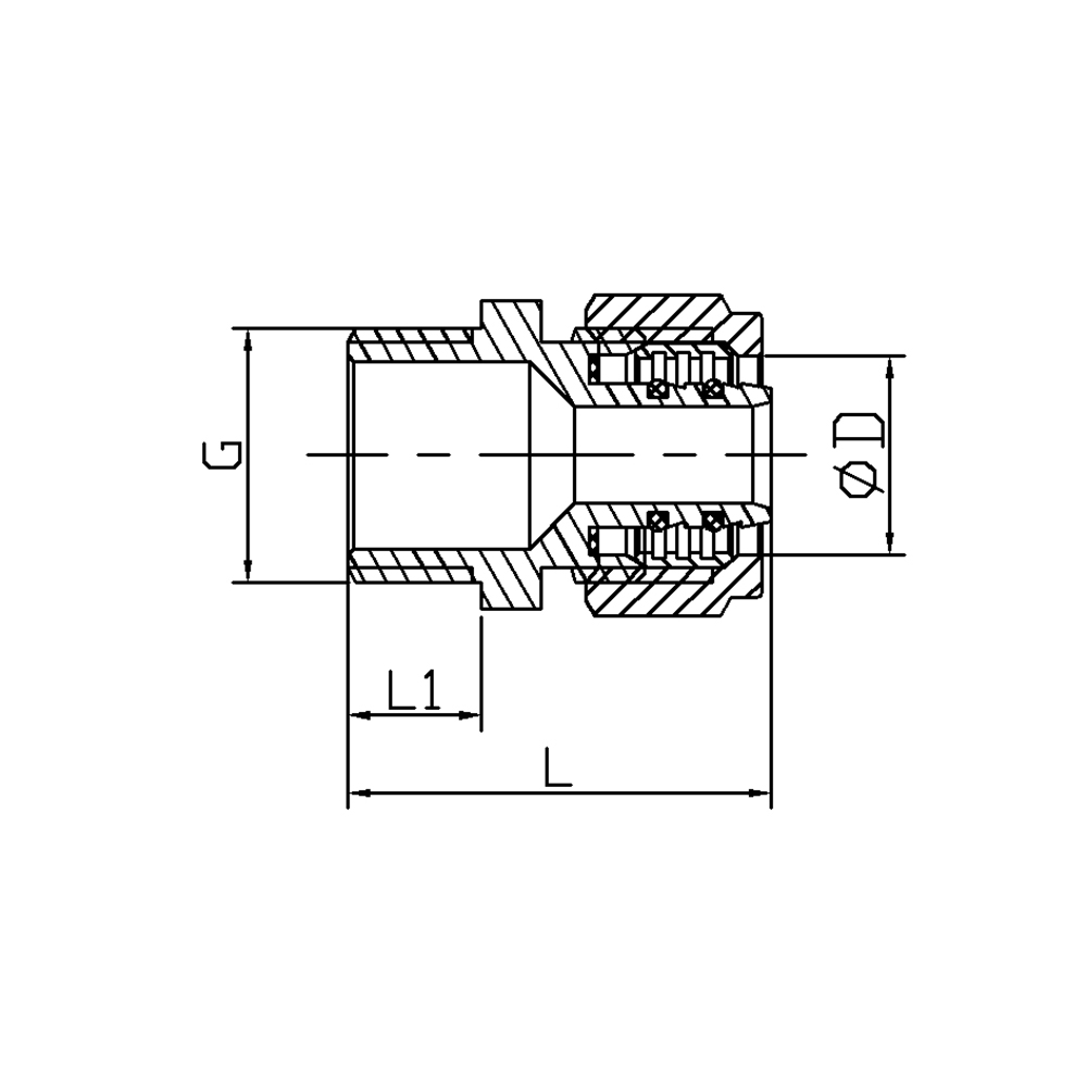 Raccord mâle H830