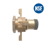 Connexion d'expansion verrouillable en bronze sans plomb approuvée NSF pour compteur d'eau 3/4''