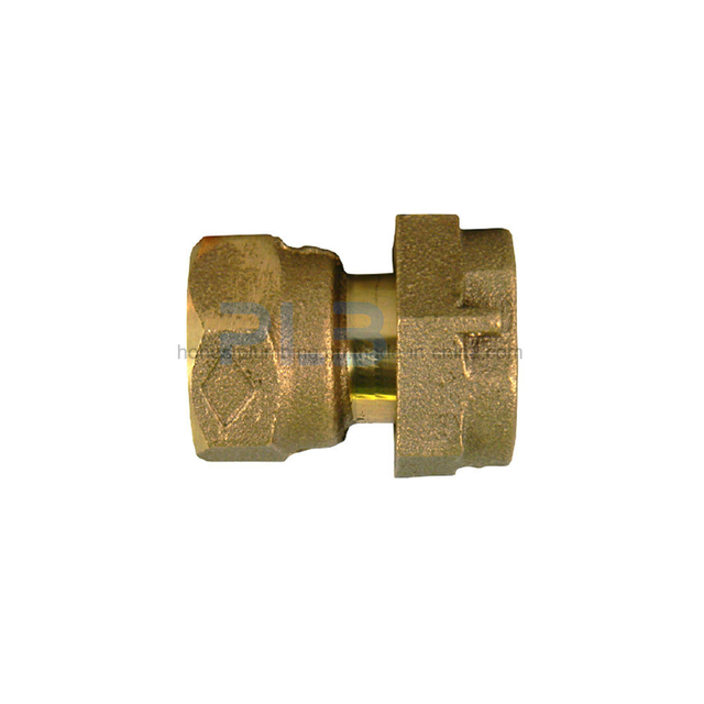 Raccord de compteur d'eau en laiton ou en bronze sans plomb sans filetage NPT