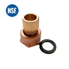 NSF approuvé 1/2′′-2′′ Raccord de compteur d'eau en bronze ou en laiton sans plomb