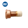 NSF approuvé 1/2′′-2′′ Raccord de compteur d'eau en bronze ou en laiton sans plomb