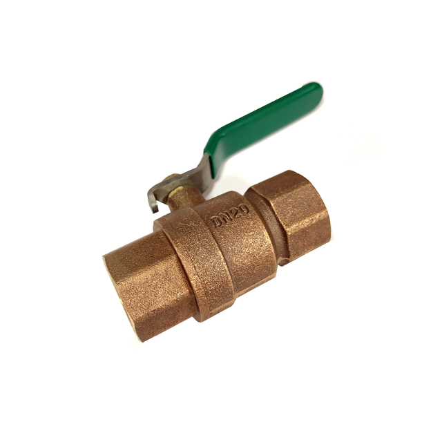 Robinet à boisseau sphérique en bronze à filetage BSP ou NPT 1/2''-2''